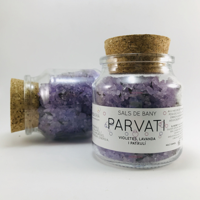 Sals de Bany parvati violetes lavanda patxuli